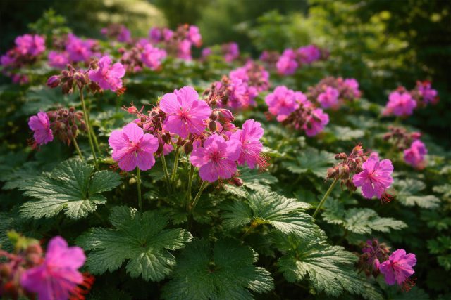 Герань крупнокорневищная (Geranium macrorrhizum)