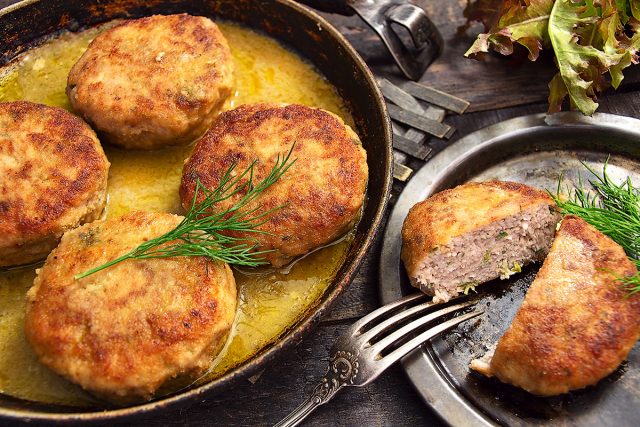 Самые вкусные котлеты «Курочка с орехами»