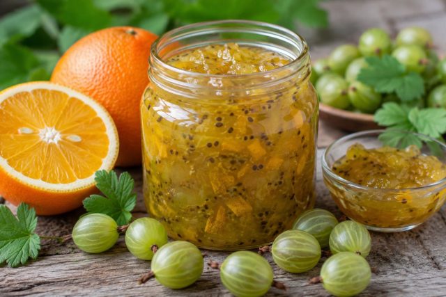 Варенье из крыжовника с апельсином