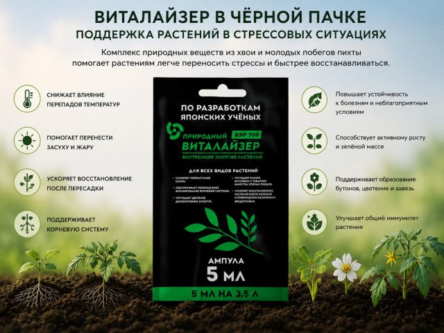 В основе Виталайзера натуральный экстракт-молодых побегов и хвои пихты