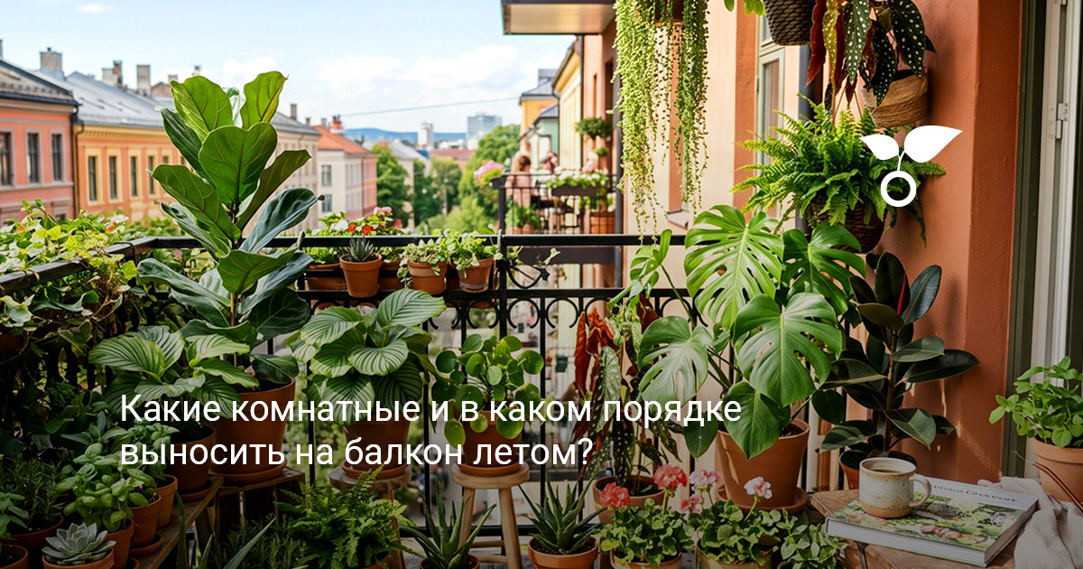 комнатные растения на балкон в летний период