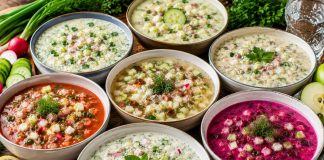 На чём сделать окрошку кроме кваса и колбасы? 10 невероятных рецептов