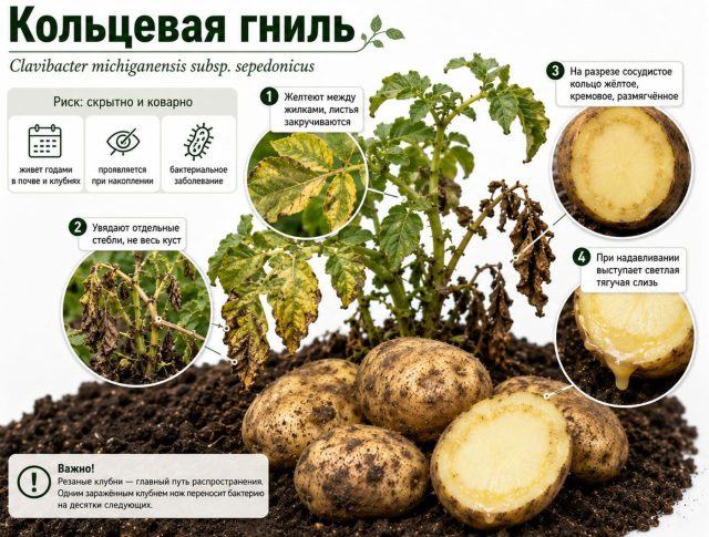 Кольцевая гниль картофеля