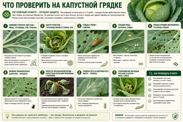 Что проверить на капустной грядке Что проверить на капустной грядке