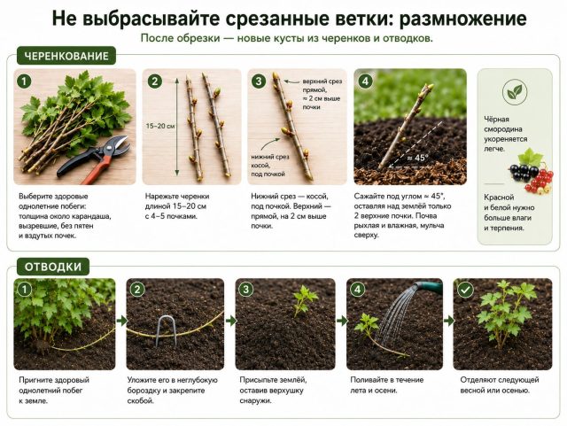Не выбрасывайте срезанные ветки! Не выбрасывайте срезанные ветки!