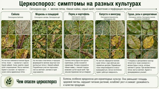 Церкоспорозы вызывают грибы-аскомицеты рода Cercospora, к которому в настоящее время относят более 3000 видов. Церкоспорозы вызывают грибы-аскомицеты рода Cercospora, к которому в настоящее время относят более 3000 видов.