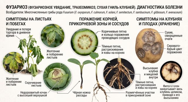 Симптоматика фузариоза Симптоматика фузариоза