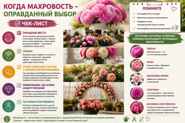 Где махровые формы выигрывают Где махровые формы выигрывают