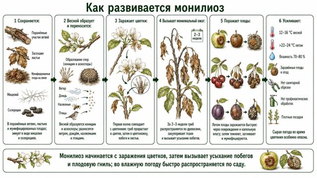 Как развивается монилиоз Как развивается монилиоз