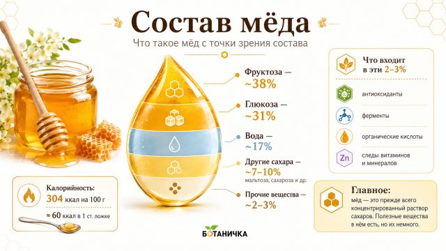 Состав мёда Состав мёда