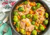 Жареные куриные бедра с брюссельской капустой - Вредители и болезни Жареные куриные бедра с брюссельской капустой