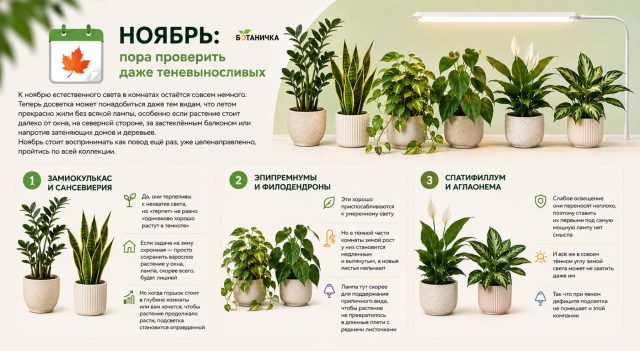 Какие комнатные растения досвечивать в ноябре? Какие комнатные растения досвечивать в ноябре?