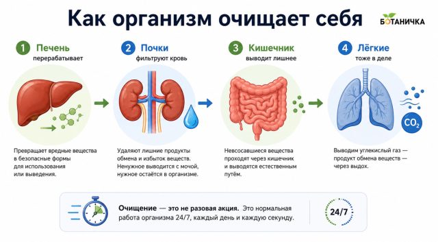 Как наш организм очищает сам себя Как наш организм очищает сам себя