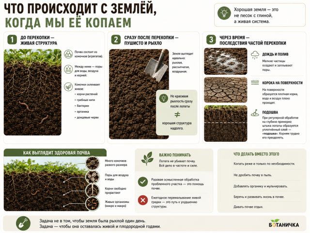 Что вообще происходит с землёй, когда мы её копаем Что вообще происходит с землёй, когда мы её копаем