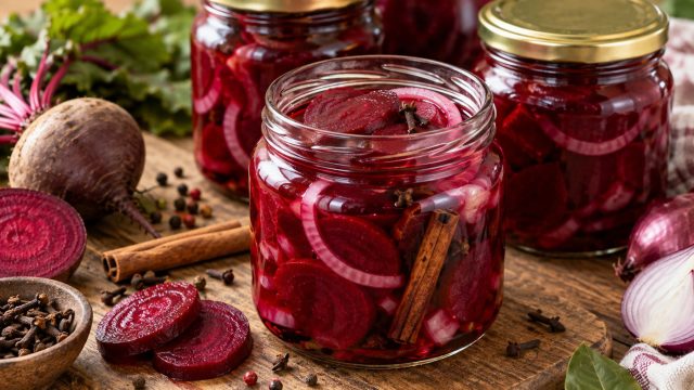 Маринованная свёкла остаётся аккуратными ломтиками и не превращается в салат. Кисло-сладкая, пряная — готовый гарнир к картошке, мясу и селёдке. Маринованная свёкла остаётся аккуратными ломтиками и не превращается в салат. Кисло-сладкая, пряная — готовый гарнир к картошке, мясу и селёдке.