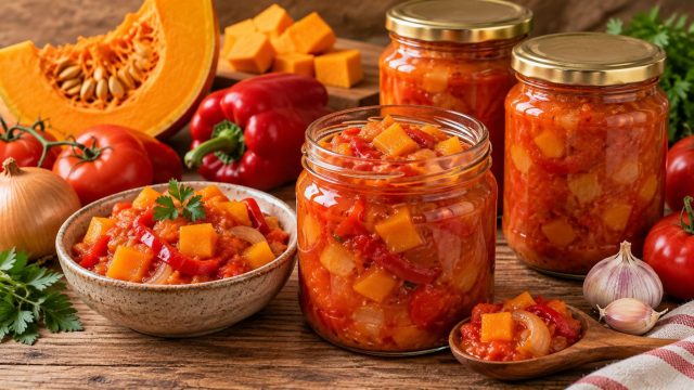В хорошем тыквенном лечо кусочки остаются крупными и держат форму, а сладкий перец сохраняет упругость. Зимой такую банку можно подать холодной закуской, добавить к пасте, мясу или быстро превратить в шакшуку. В хорошем тыквенном лечо кусочки остаются крупными и держат форму, а сладкий перец сохраняет упругость. Зимой такую банку можно подать холодной закуской, добавить к пасте, мясу или быстро превратить в шакшуку.