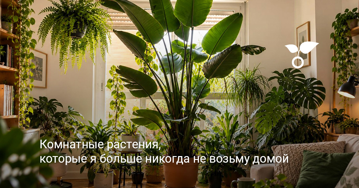 Коллекция комнатных растений на подоконнике