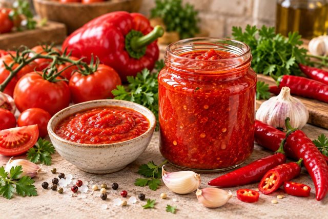 Для классического соуса лучше брать мясистые сливовидные помидоры: в них меньше сока, поэтому масса быстрее густеет. Уваривайте её лишь до консистенции кетчупа — после остывания соус станет плотнее. Для классического соуса лучше брать мясистые сливовидные помидоры: в них меньше сока, поэтому масса быстрее густеет. Уваривайте её лишь до консистенции кетчупа — после остывания соус станет плотнее.